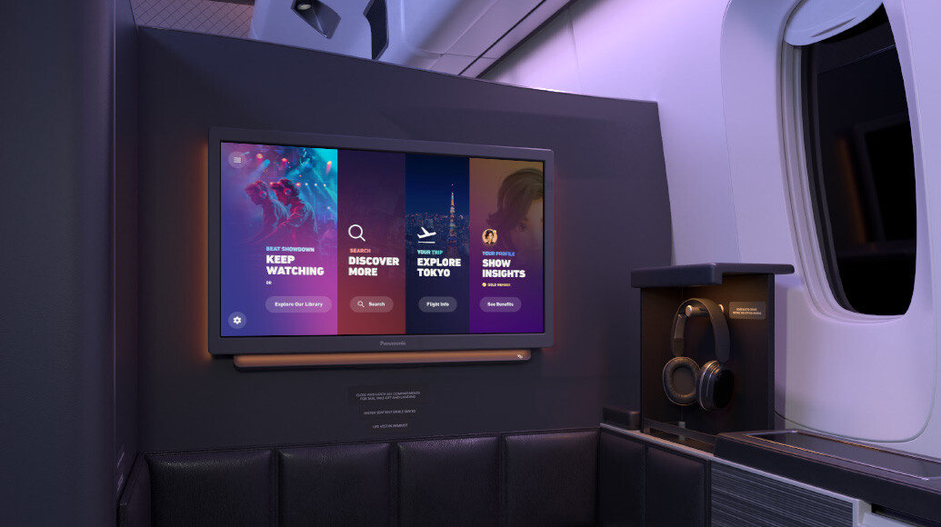 Astrova first class screen with engaging digital solutions on screen